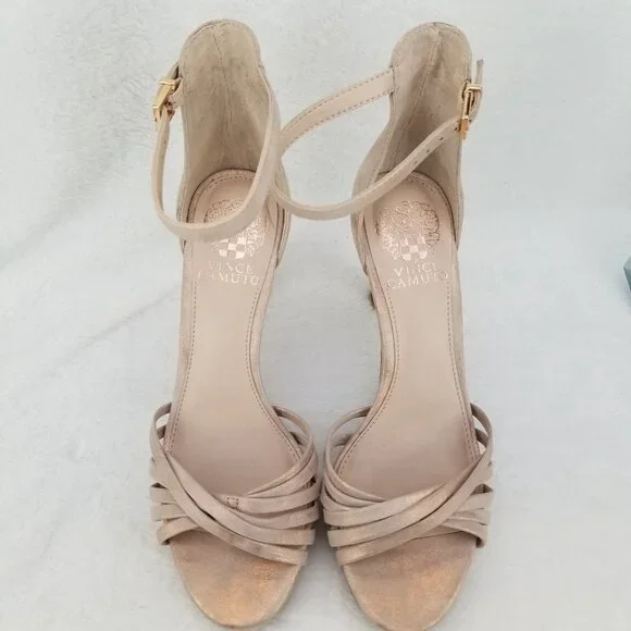 ✅Vince Camuto BERESTA High Heel Strappy Dress Heels W/Ankle Strap Women's 7.5M - Picture 11 of 11